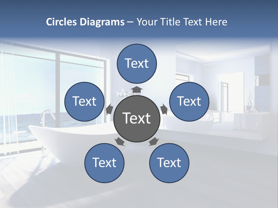 Washing Retail Sky PowerPoint Template