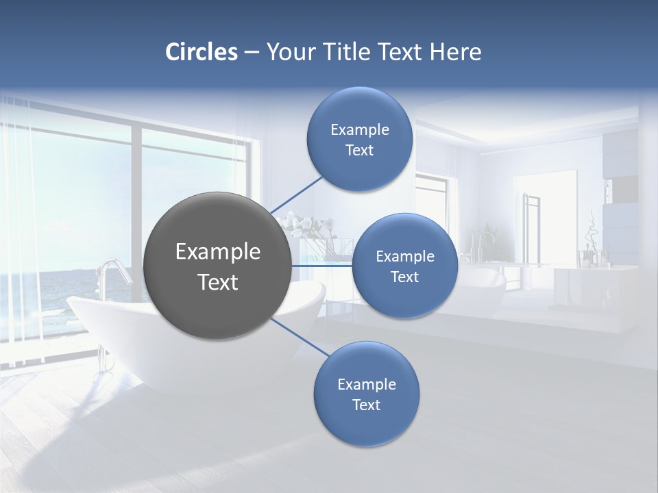 Washing Retail Sky PowerPoint Template