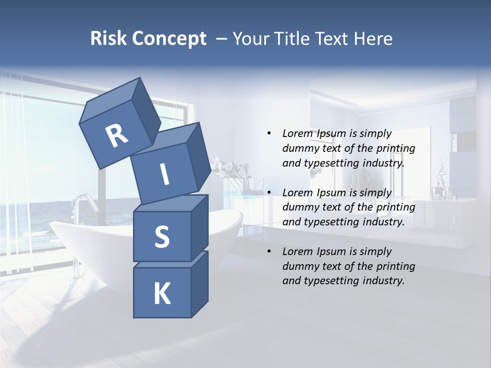 Washing Retail Sky PowerPoint Template