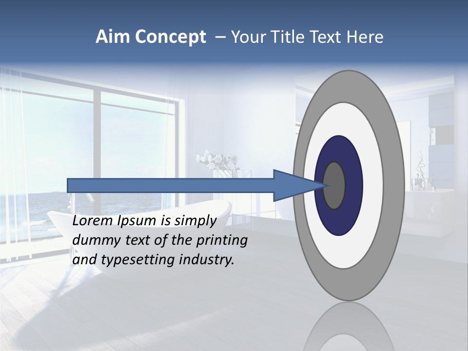 Washing Retail Sky PowerPoint Template