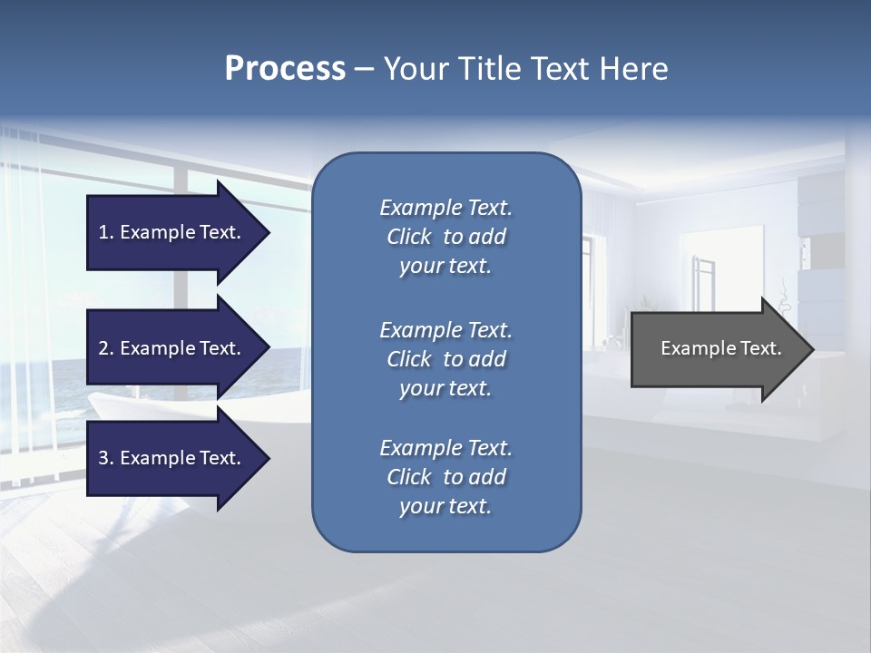 Washing Retail Sky PowerPoint Template