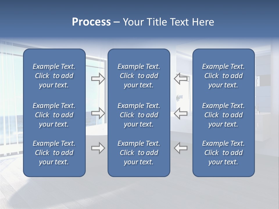 Washing Retail Sky PowerPoint Template