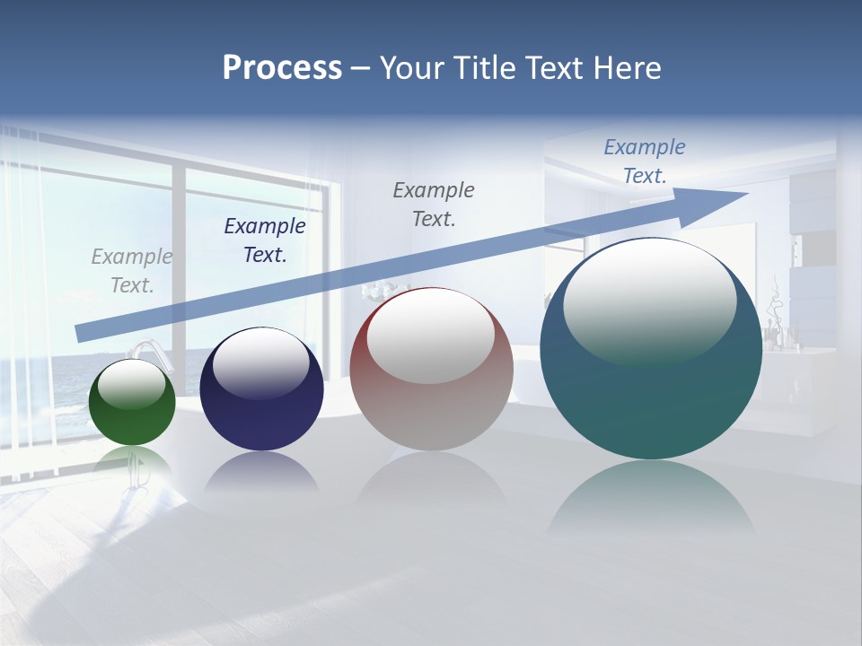 Washing Retail Sky PowerPoint Template