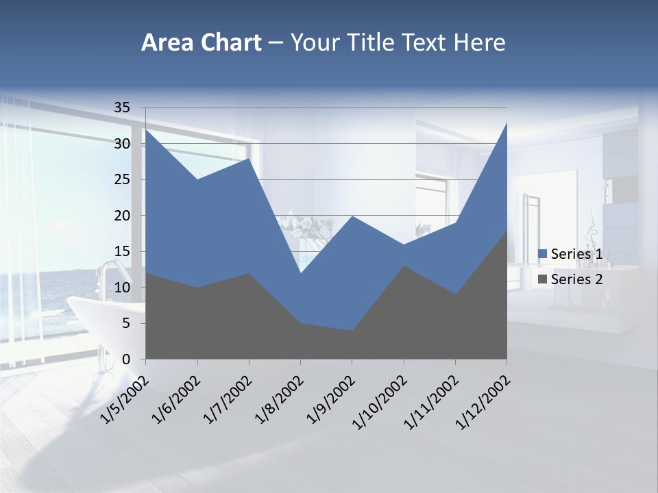 Washing Retail Sky PowerPoint Template