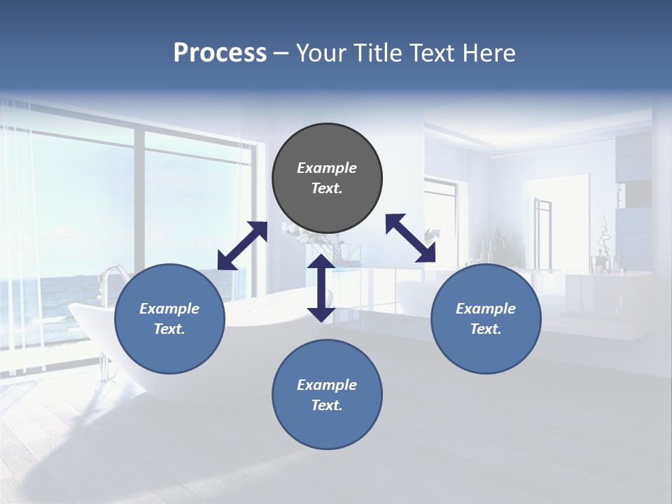 Washing Retail Sky PowerPoint Template