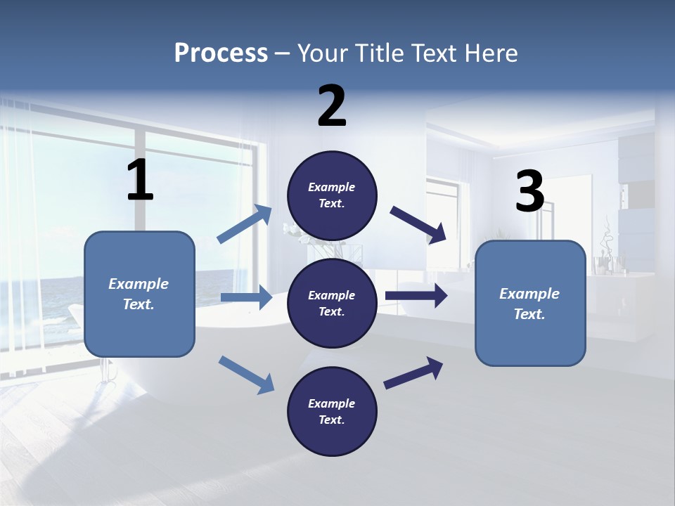 Washing Retail Sky PowerPoint Template