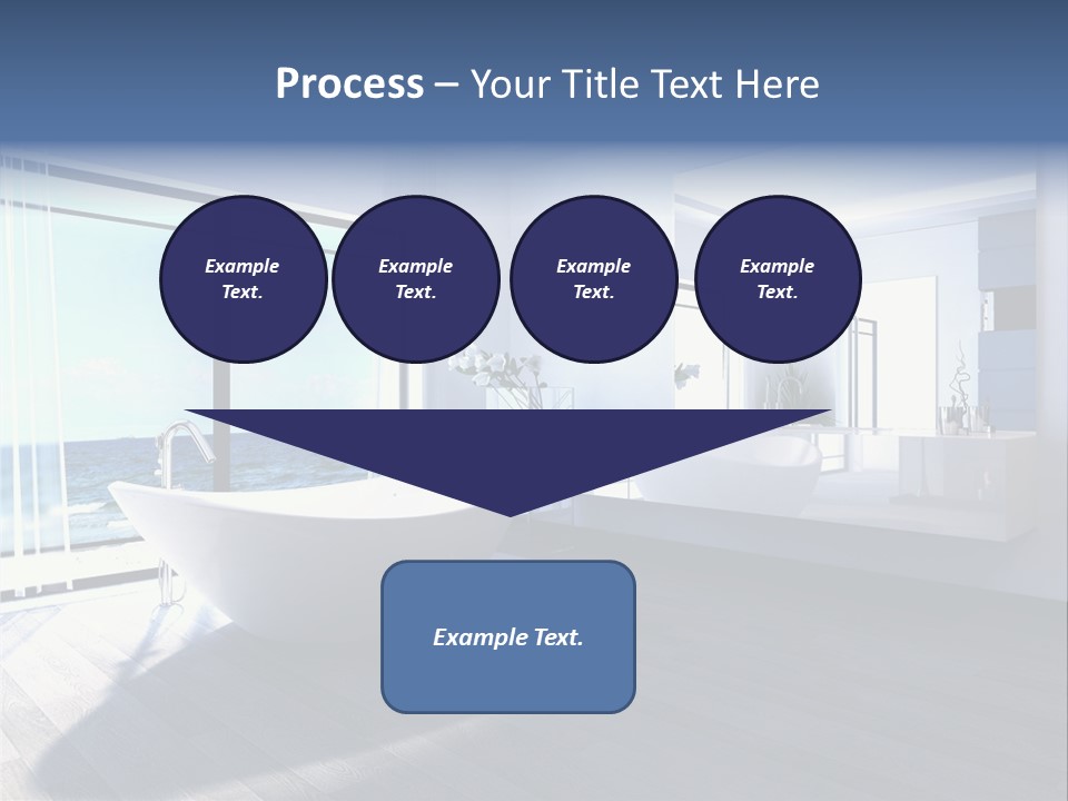Washing Retail Sky PowerPoint Template
