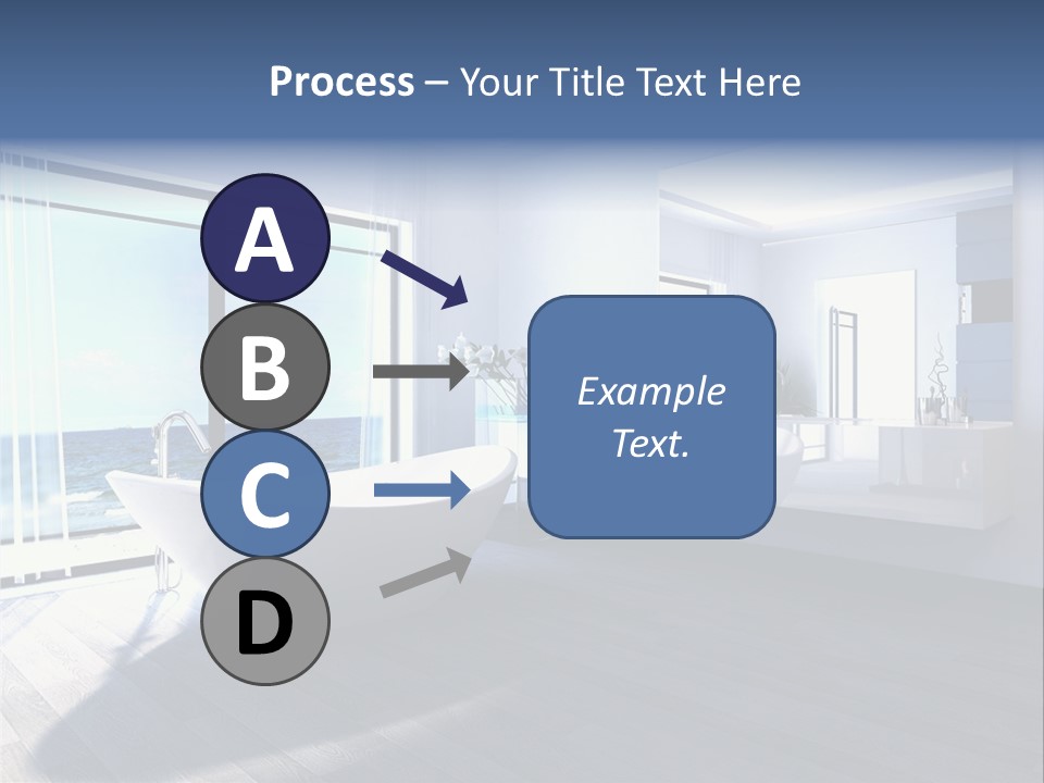 Washing Retail Sky PowerPoint Template