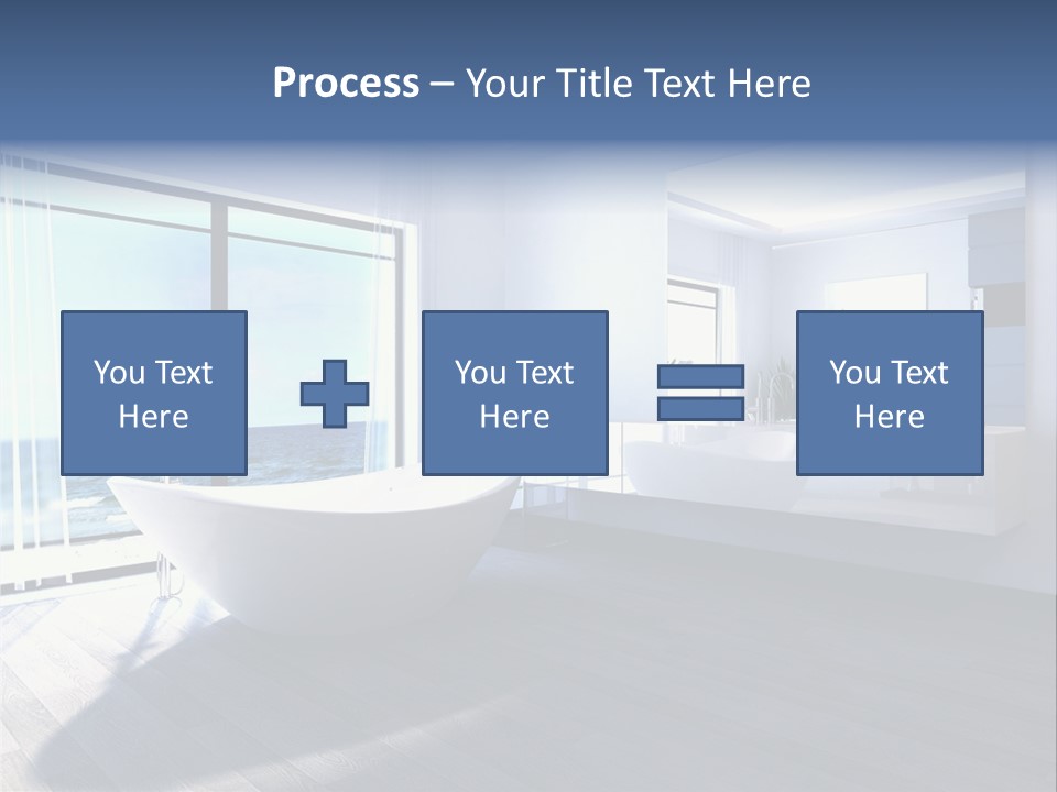 Washing Retail Sky PowerPoint Template