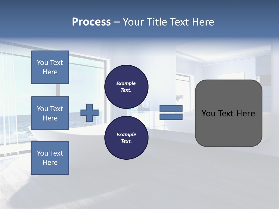 Washing Retail Sky PowerPoint Template