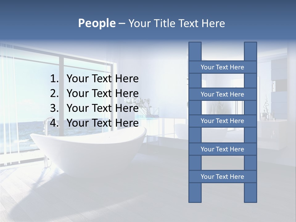 Washing Retail Sky PowerPoint Template