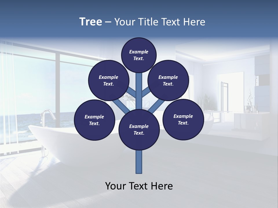 Washing Retail Sky PowerPoint Template