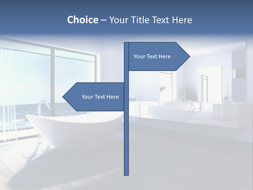 Washing Retail Sky PowerPoint Template