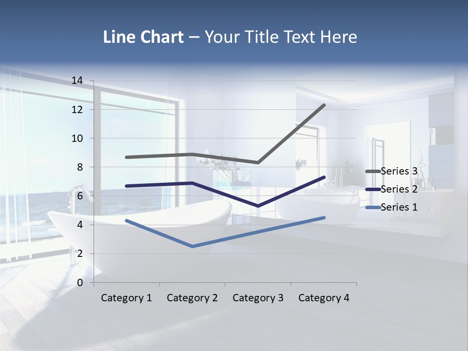 Washing Retail Sky PowerPoint Template