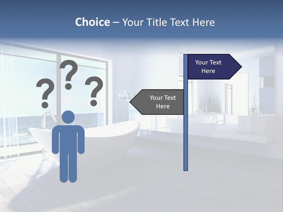 Washing Retail Sky PowerPoint Template