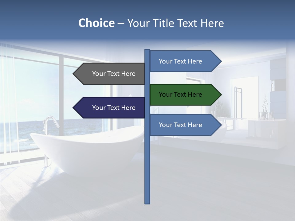 Washing Retail Sky PowerPoint Template