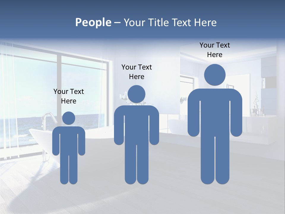 Washing Retail Sky PowerPoint Template