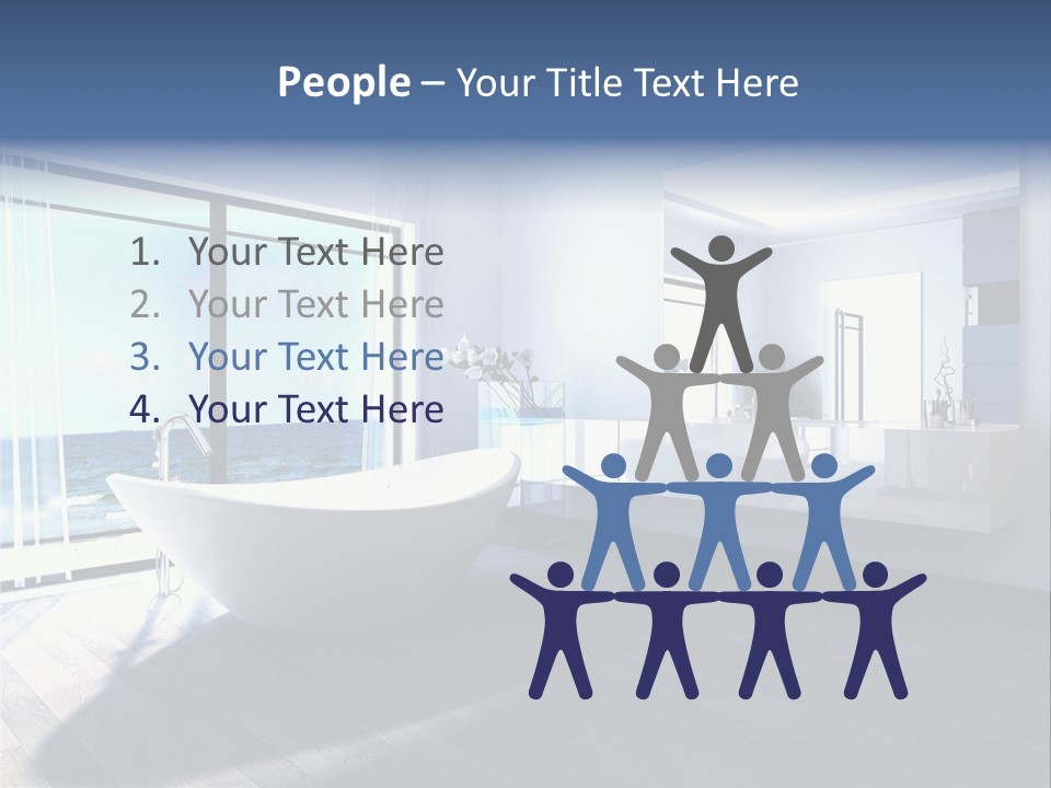 Washing Retail Sky PowerPoint Template