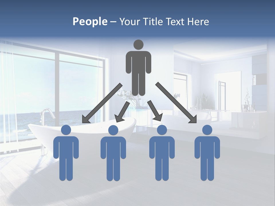 Washing Retail Sky PowerPoint Template