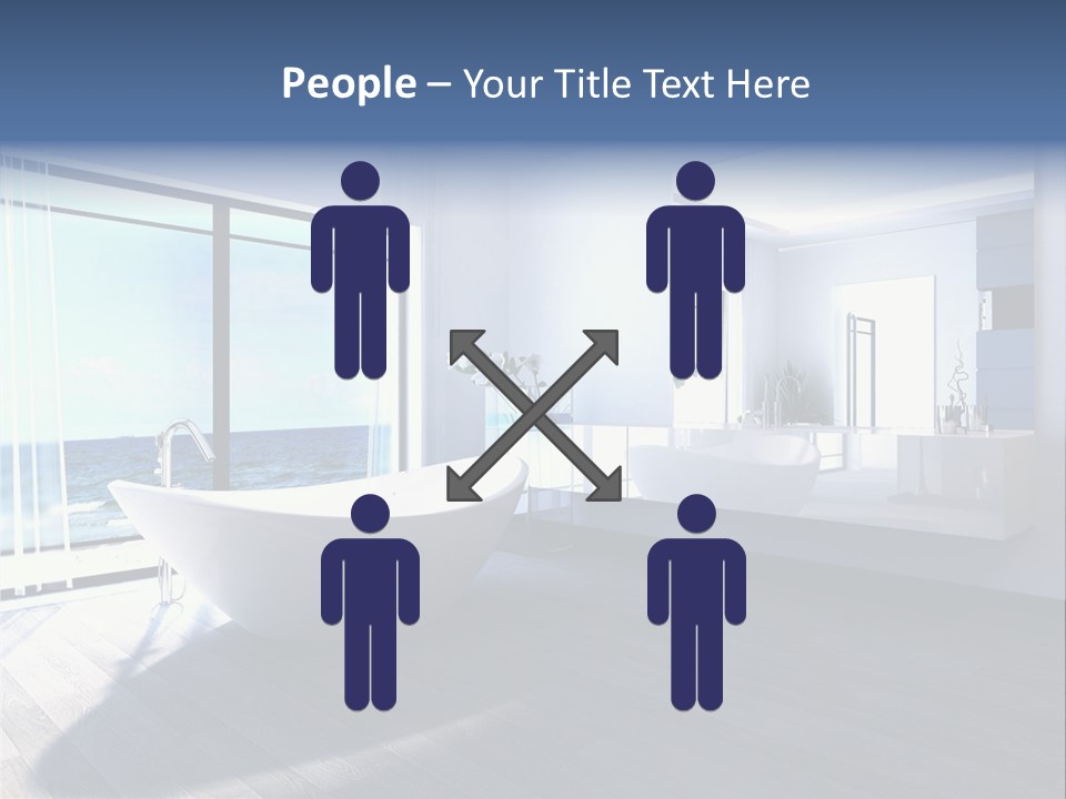 Washing Retail Sky PowerPoint Template