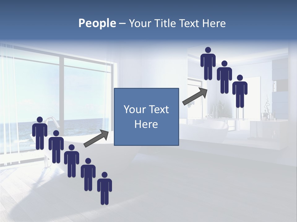 Washing Retail Sky PowerPoint Template
