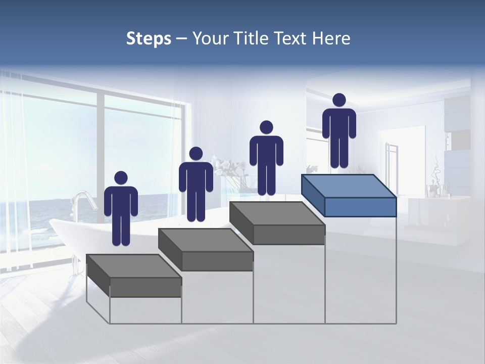 Washing Retail Sky PowerPoint Template