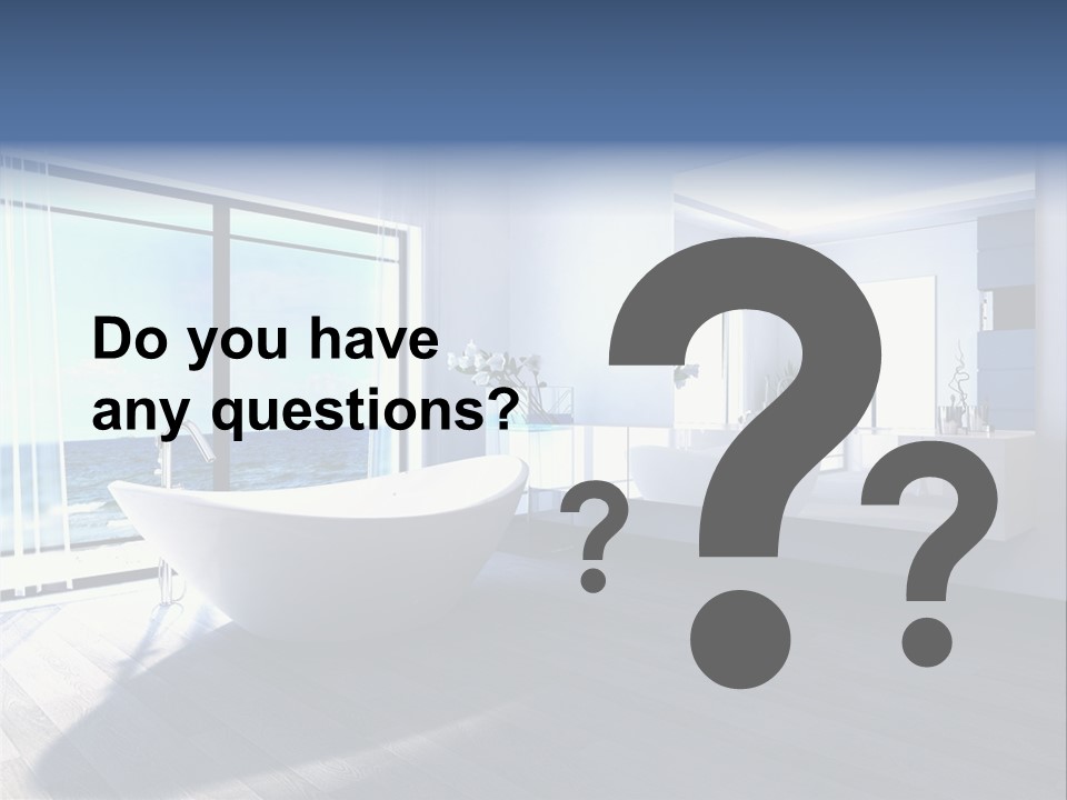 Washing Retail Sky PowerPoint Template