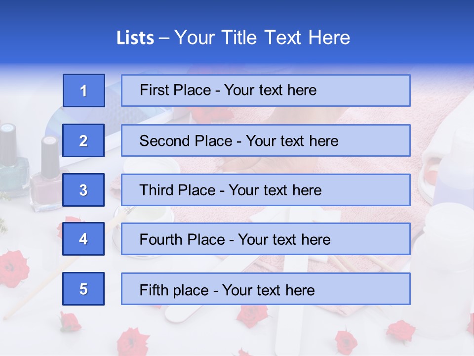 Forno Smalti Manicure PowerPoint Template