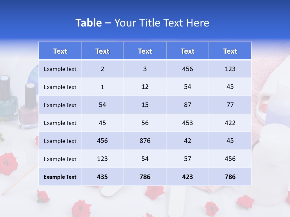 Forno Smalti Manicure PowerPoint Template