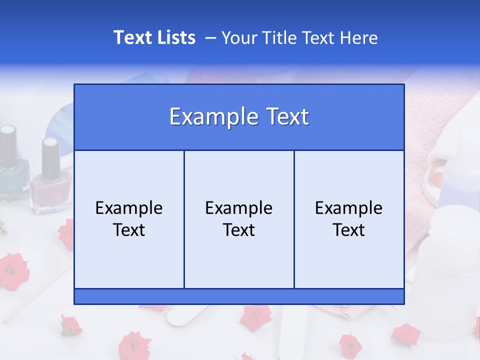 Forno Smalti Manicure PowerPoint Template