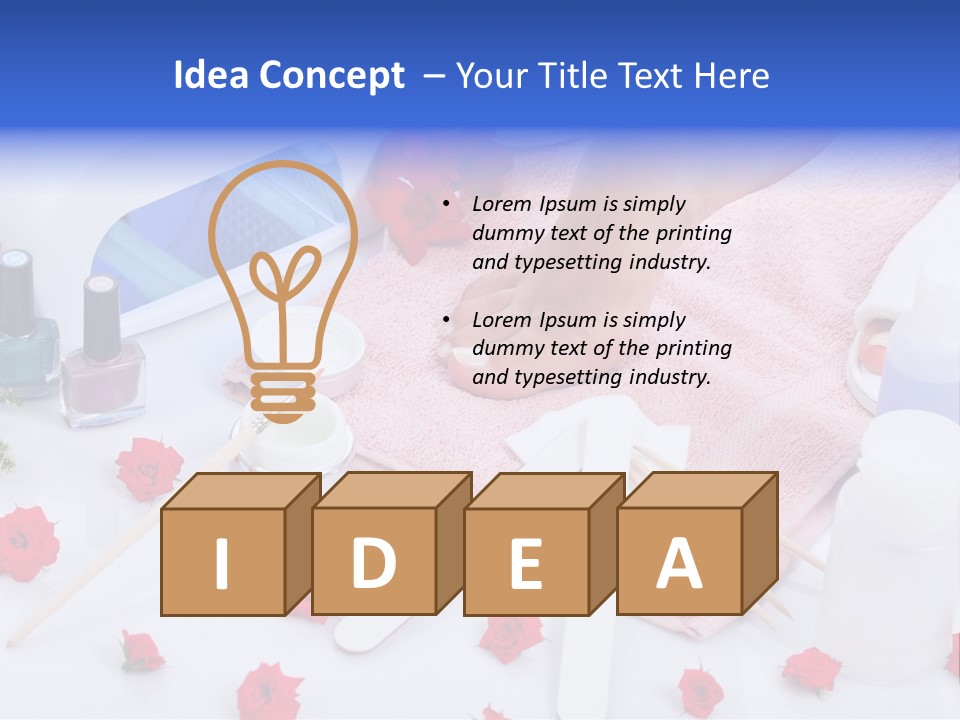 Forno Smalti Manicure PowerPoint Template