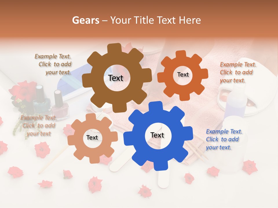 Forno Indurimento Raggi PowerPoint Template