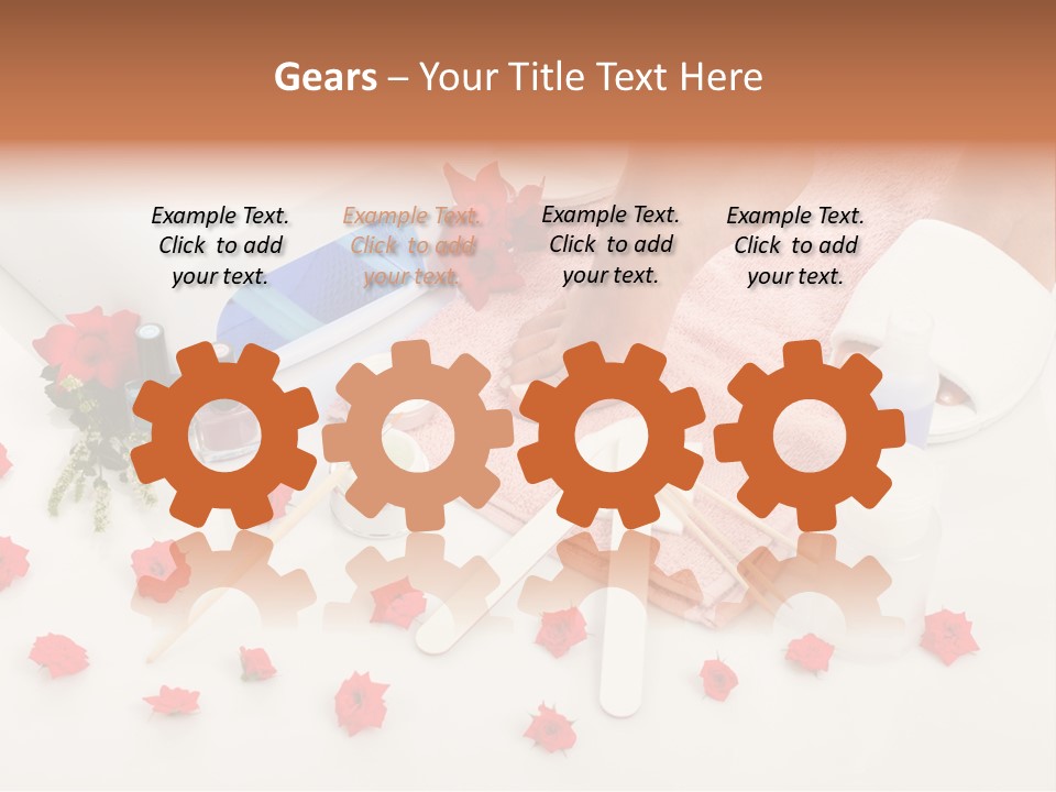 Forno Indurimento Raggi PowerPoint Template