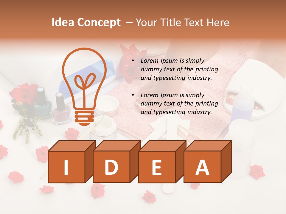 Forno Indurimento Raggi PowerPoint Template