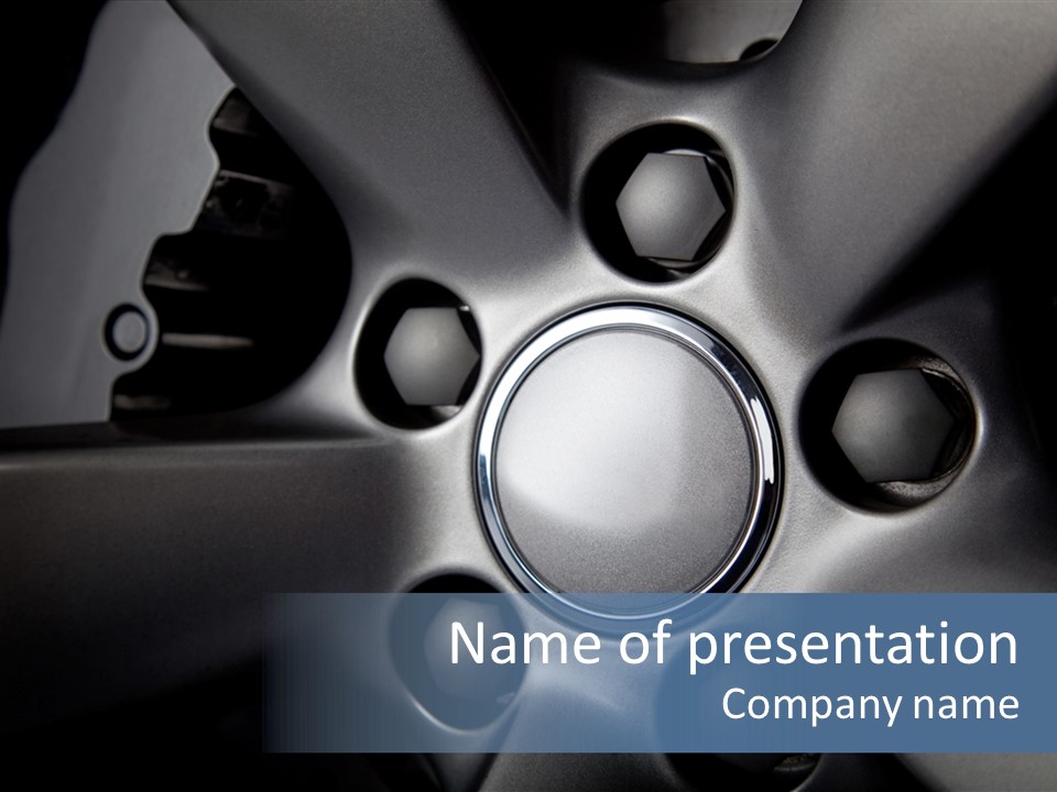 Nut Tire Bolt PowerPoint Template