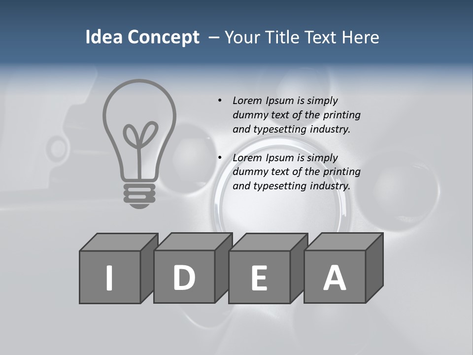 Nut Tire Bolt PowerPoint Template