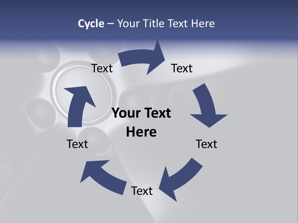 Vehicle Automobile Tire PowerPoint Template