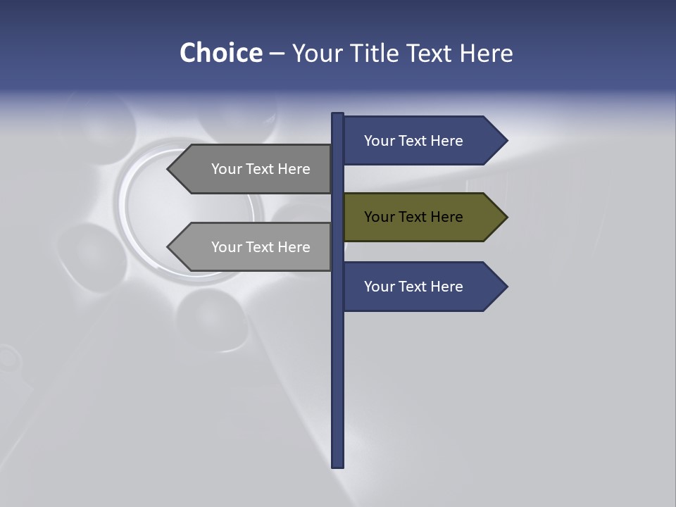 Vehicle Automobile Tire PowerPoint Template