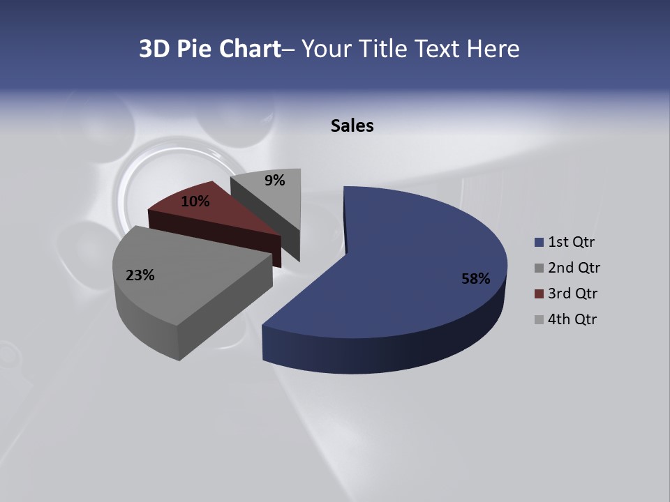Vehicle Automobile Tire PowerPoint Template