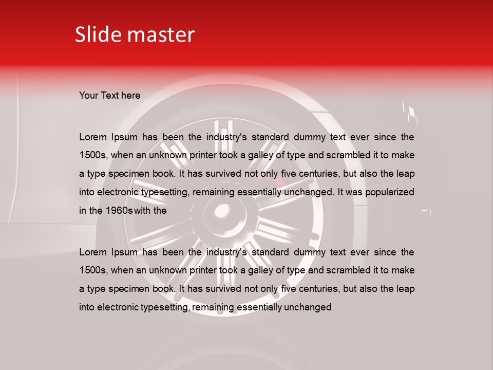 Corporate Rhim Automobile PowerPoint Template