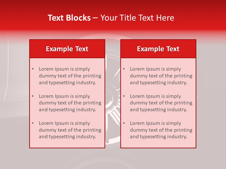 Corporate Rhim Automobile PowerPoint Template