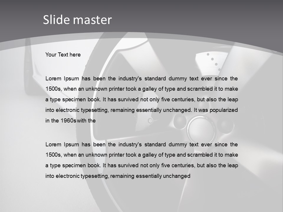 White Tyre Studio PowerPoint Template