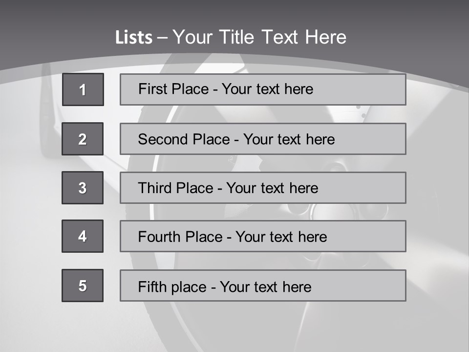 White Tyre Studio PowerPoint Template