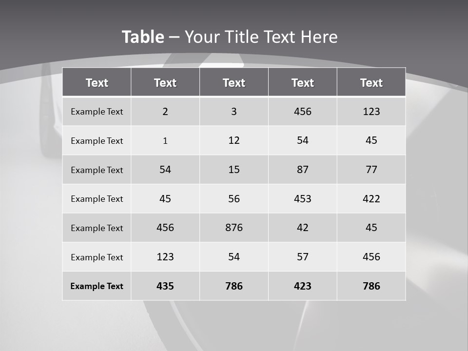 White Tyre Studio PowerPoint Template