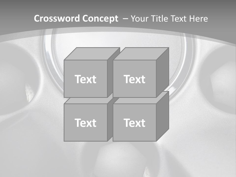 Bolt Parts Tyre PowerPoint Template