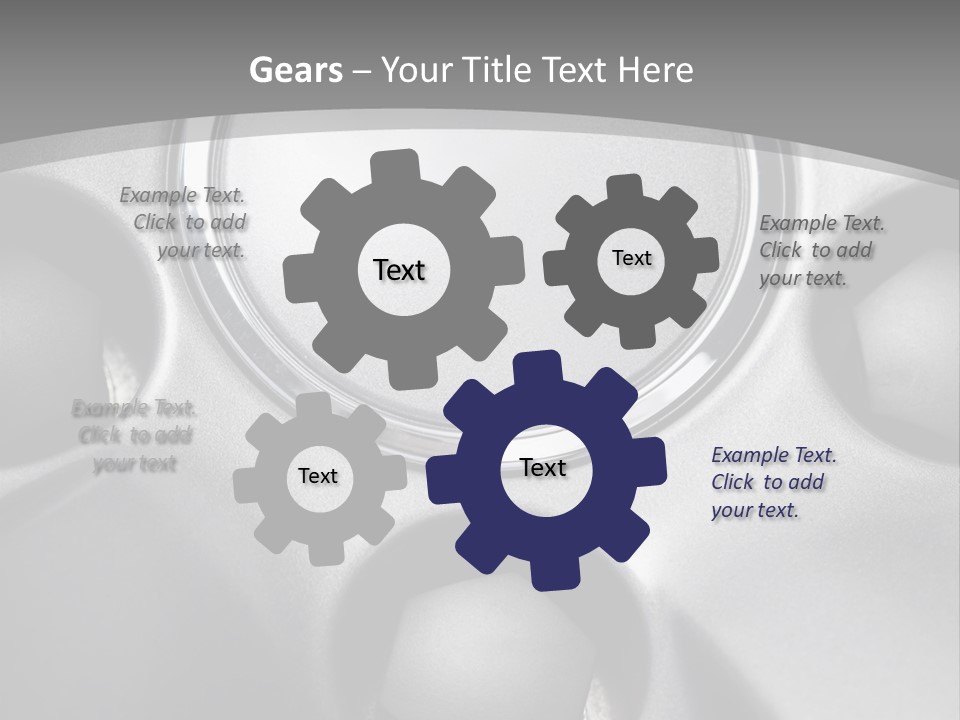 Bolt Parts Tyre PowerPoint Template