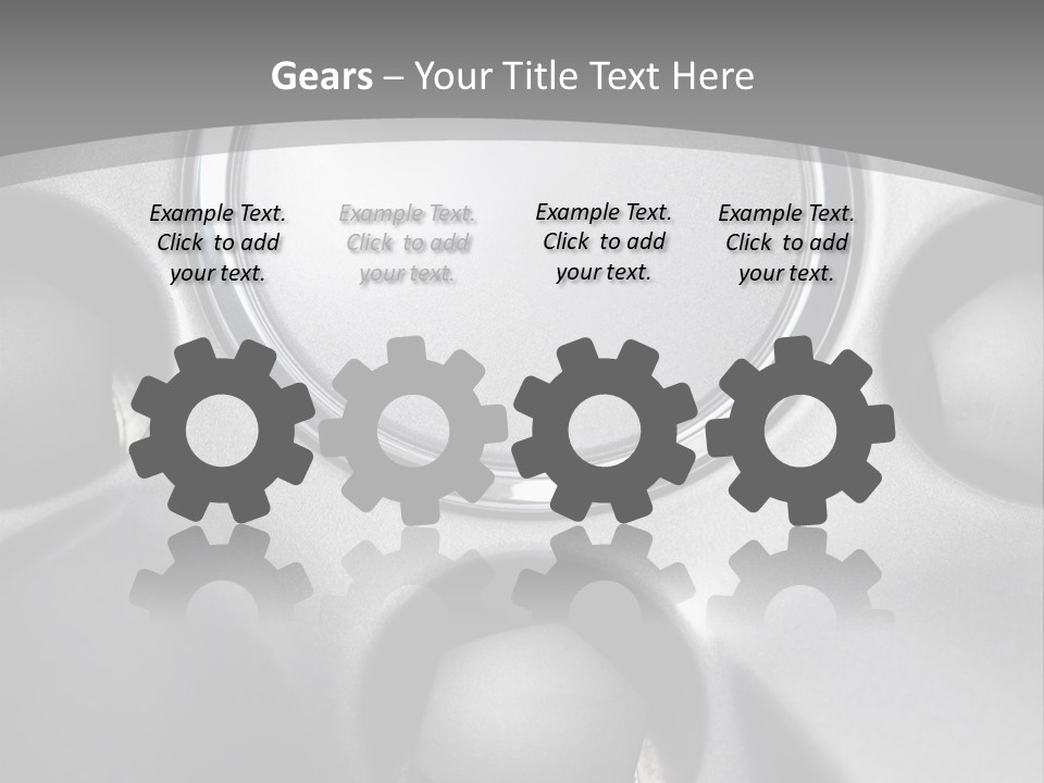 Bolt Parts Tyre PowerPoint Template