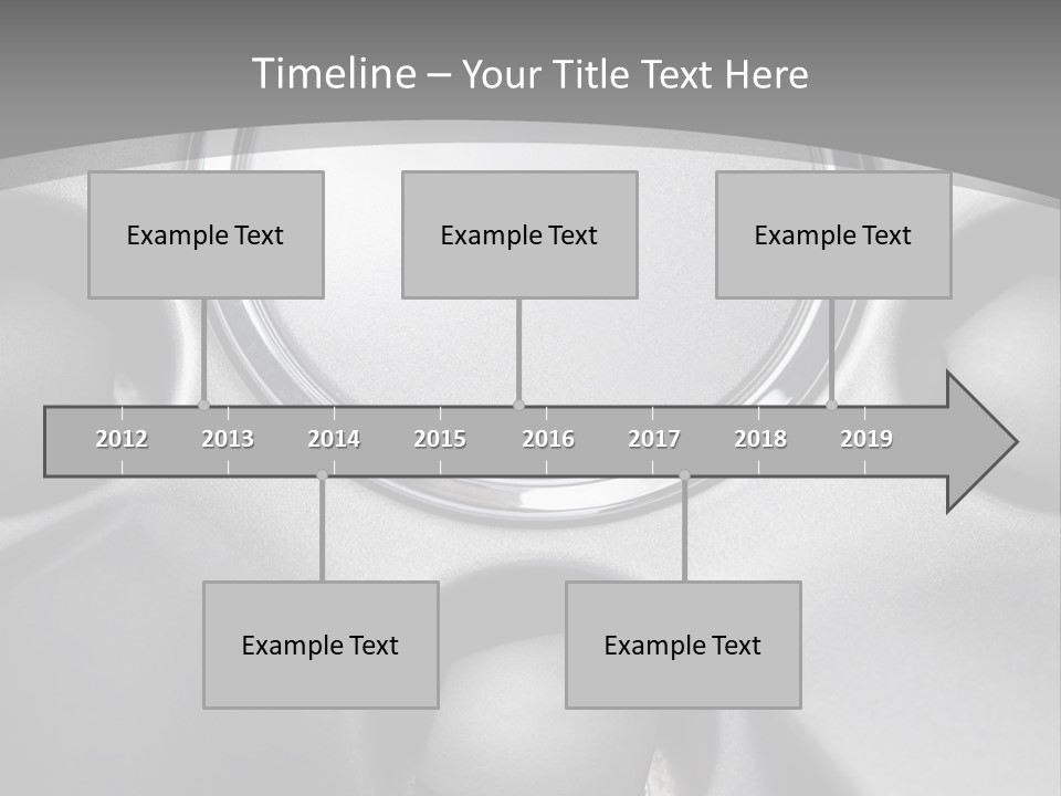 Bolt Parts Tyre PowerPoint Template