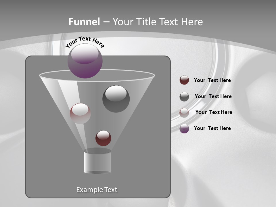 Bolt Parts Tyre PowerPoint Template