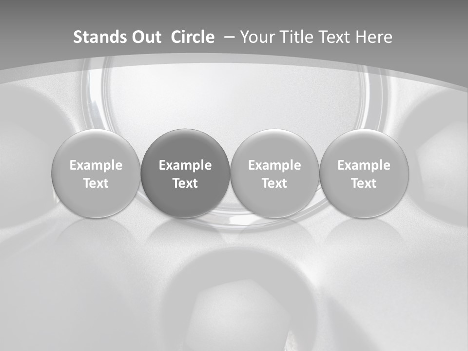 Bolt Parts Tyre PowerPoint Template